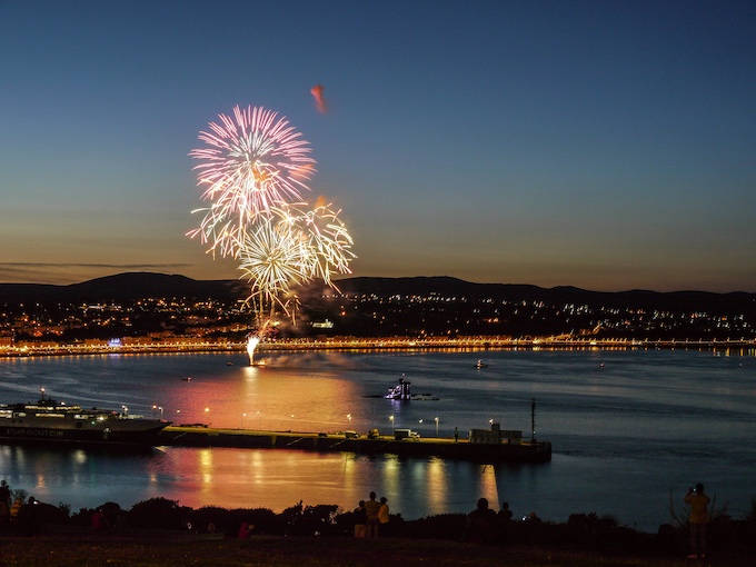 Isle of Man fireworks